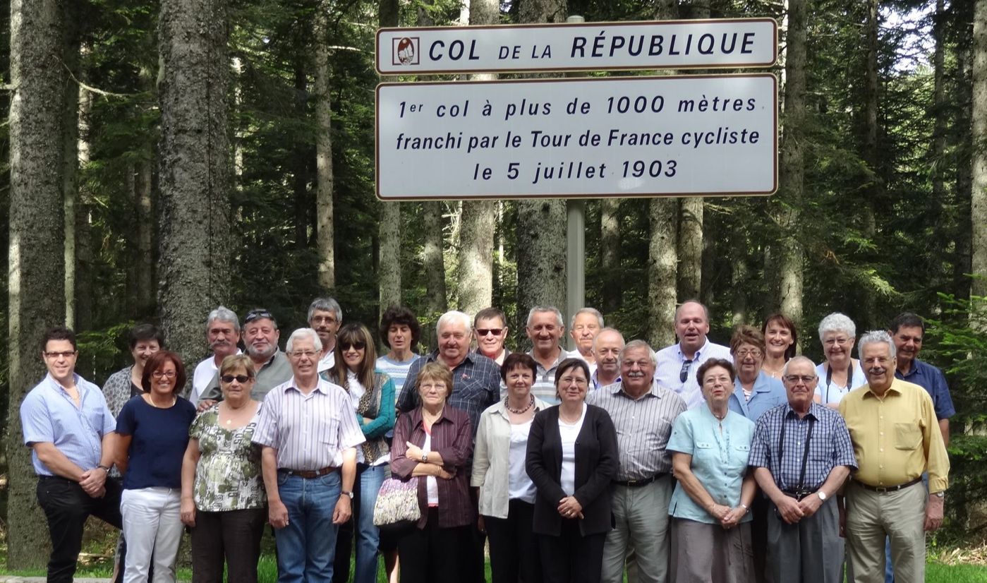 Ascension du col de la République  Date: Juin 2012